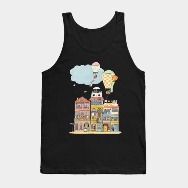 cat town Tank Top by ShangheeShin